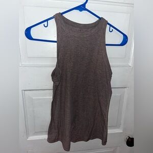 All In Motion Grey Ribbed Sleeveless Workout Tank